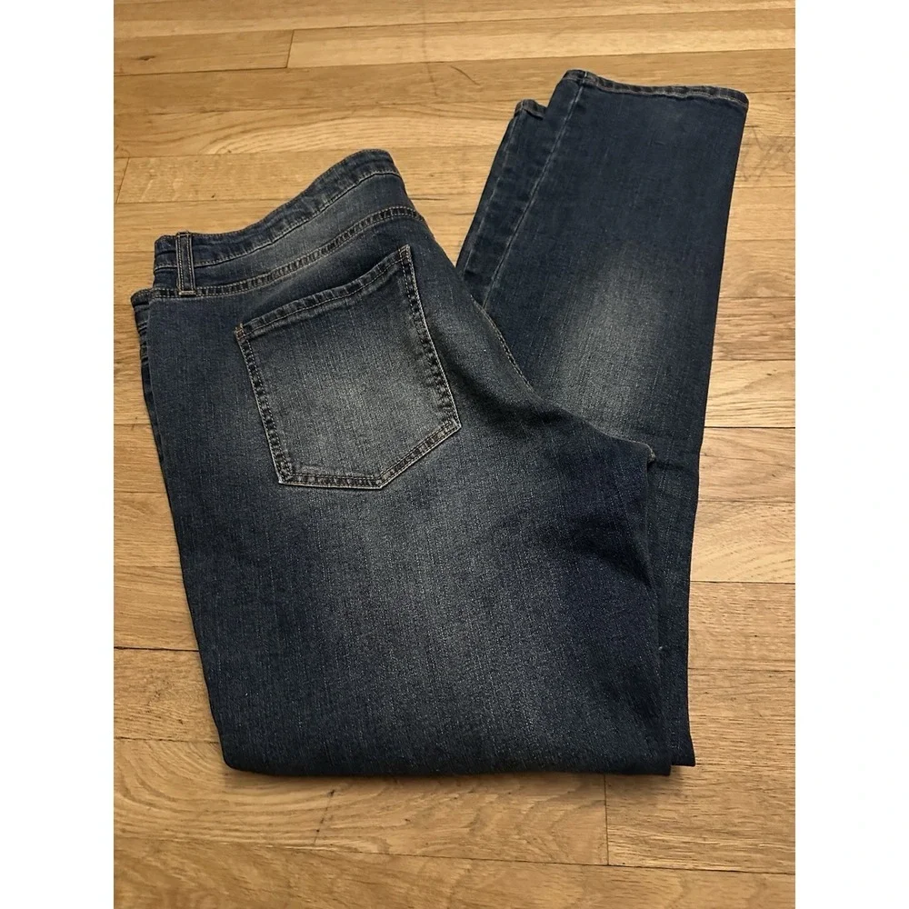 ✨‎ Nova Men Dark Wash Straight Leg Denim Jeans Classic Casual Size 38 ✨